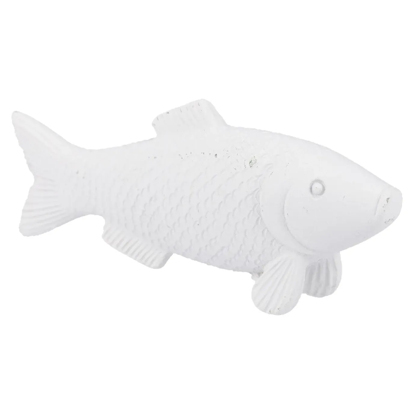 Fisch, Gewischt/weiß, 10 Cm