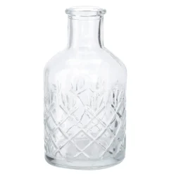 Flaschen-Vase Rauten, Bauchig