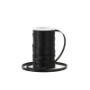 Geschenkband Satin, Schwarz, 3mm X 10m