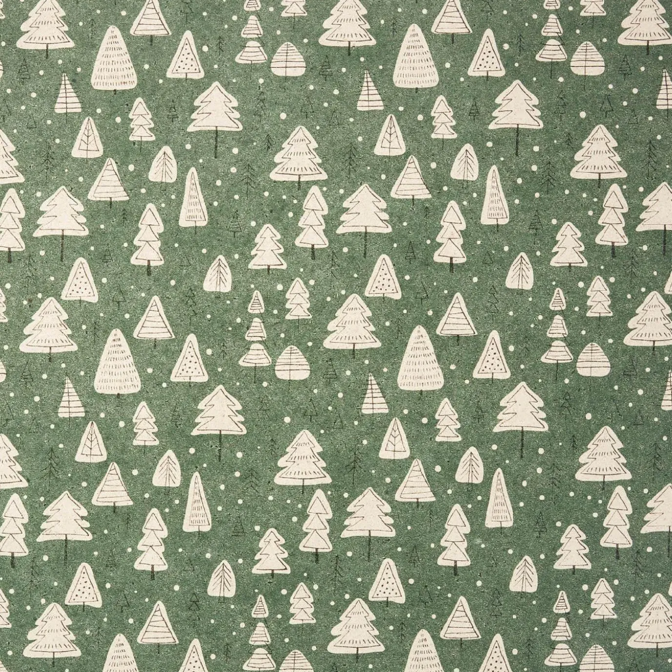 Geschenkpapier Graspapier, Bäume/grün, 1 X 3 M