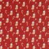 Geschenkpapier Mix, Elch/rot, 2 M