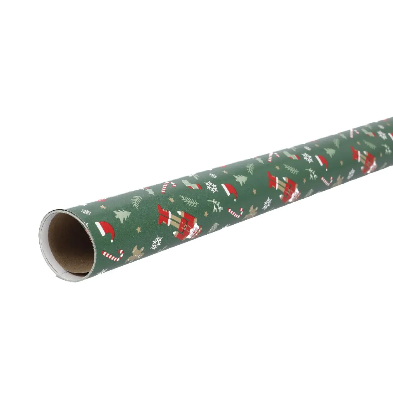 Geschenkpapier Mix, Nussknacker/grün, 2 M