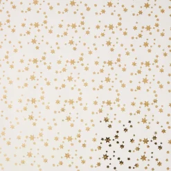 Geschenkpapier Prägung, Sterne/creme, 2 M