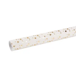 Geschenkpapier Prägung, Sterne/creme, 2 M
