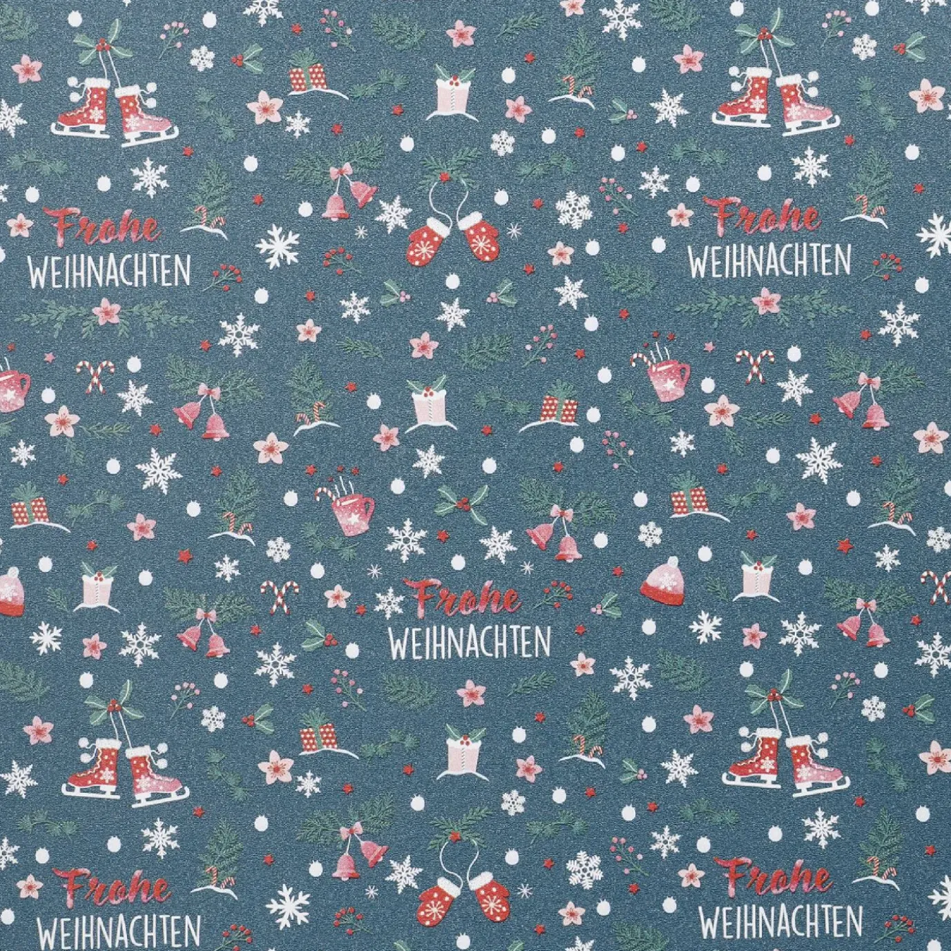 Geschenkpapier Weihnachtsmix, Schrift, 2 M