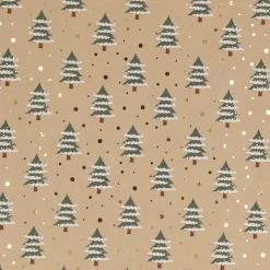 Geschenkpapier Xmas-Motiv, Baum, 2 M