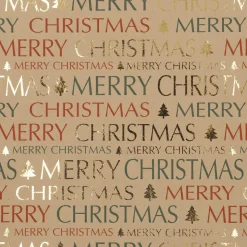 Geschenkpapier Xmas-Motiv, Schrift, 2 M