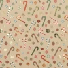 Geschenkpapier Xmas-Motiv, Zuckerstange, 2 M