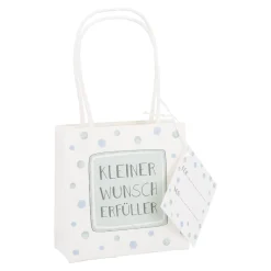 Geschenktüte Spruch, Wunscherfüller, 10 X 10 Cm
