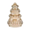 Glas-Tanne Transparent, Gold, 6 X 9.5 Cm