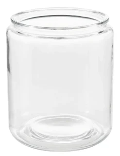 Glas-Windlicht Zylinder, Dick, 18 X 20 Cm