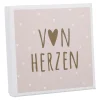 Gutscheinbox Von Herzen/rosa, 11 X 11 Cm