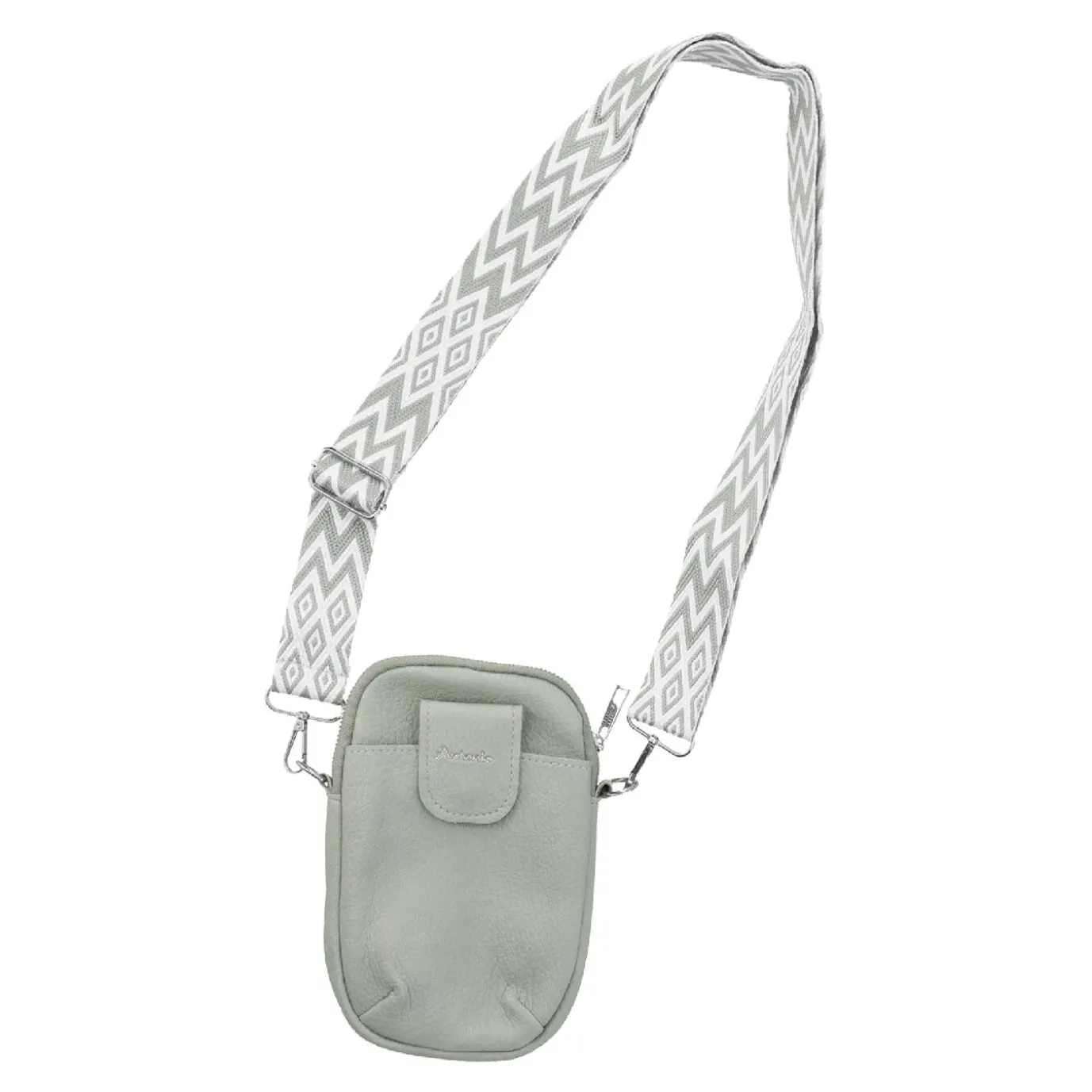 Handytasche Riemen, Grün, 18 Cm
