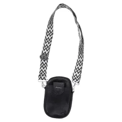 Handytasche Riemen, Schwarz, 18 Cm