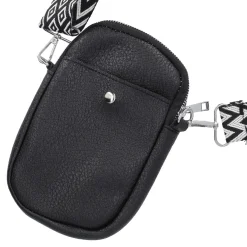 Handytasche Riemen, Schwarz, 18 Cm