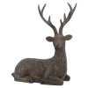 Hirsch Antik, Struktur/sitzend, 18 Cm