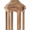 Holzlaterne Katmandu, Braun, Höhe 48 Cm