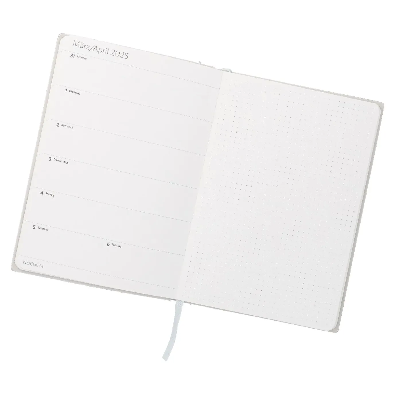 Kalender Edel, A5, Mintgrün