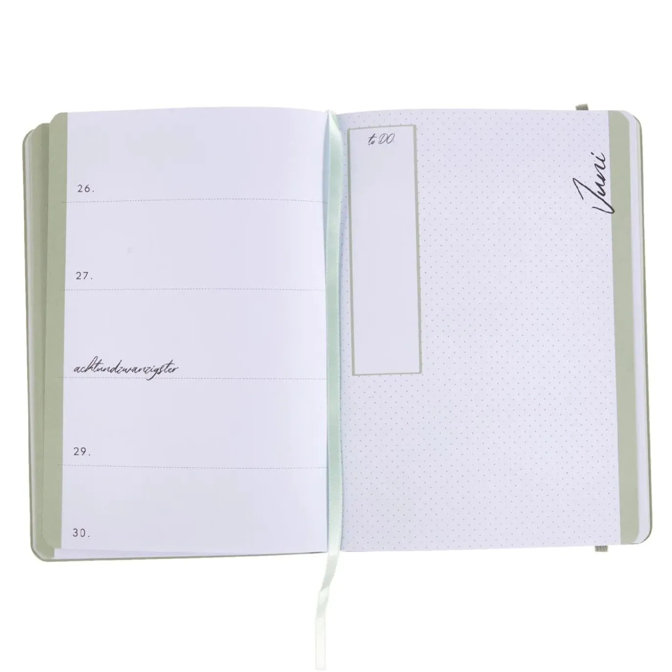Kalender Zeitlos, A5, Eukalyptus