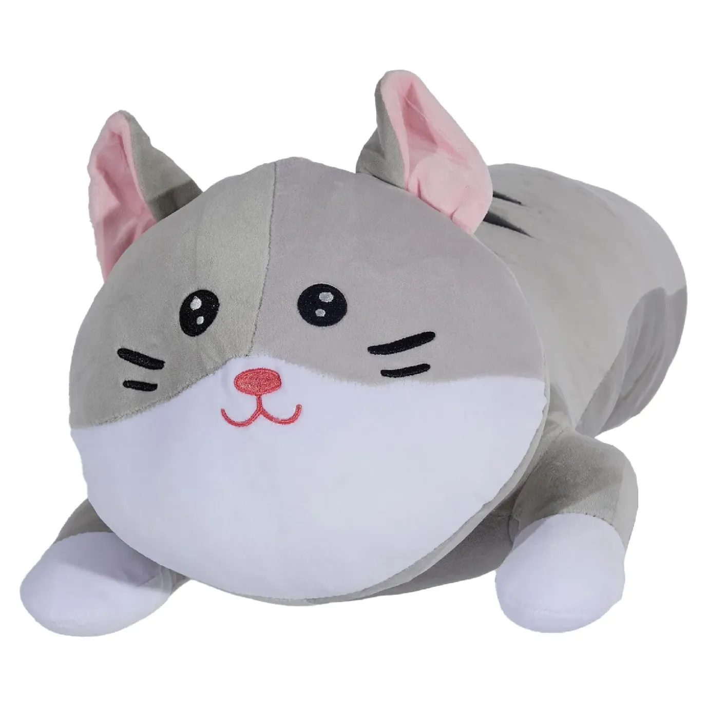 Katze, Lang/grau, 90 Cm