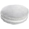 Kissen Macaron, Grau, 40 X 12 Cm