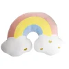 Kissen Regenbogen, Bunt, 47 X 36 Cm