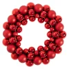 Kugelkranz Kunststoff, Rot, 34 Cm