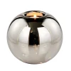 LED-Kugel Mit Teelichthalter, 13 Cm