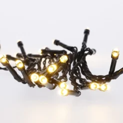 LED-Lichterkette, 8 Funktionen, Warm-weiß, 24 LED