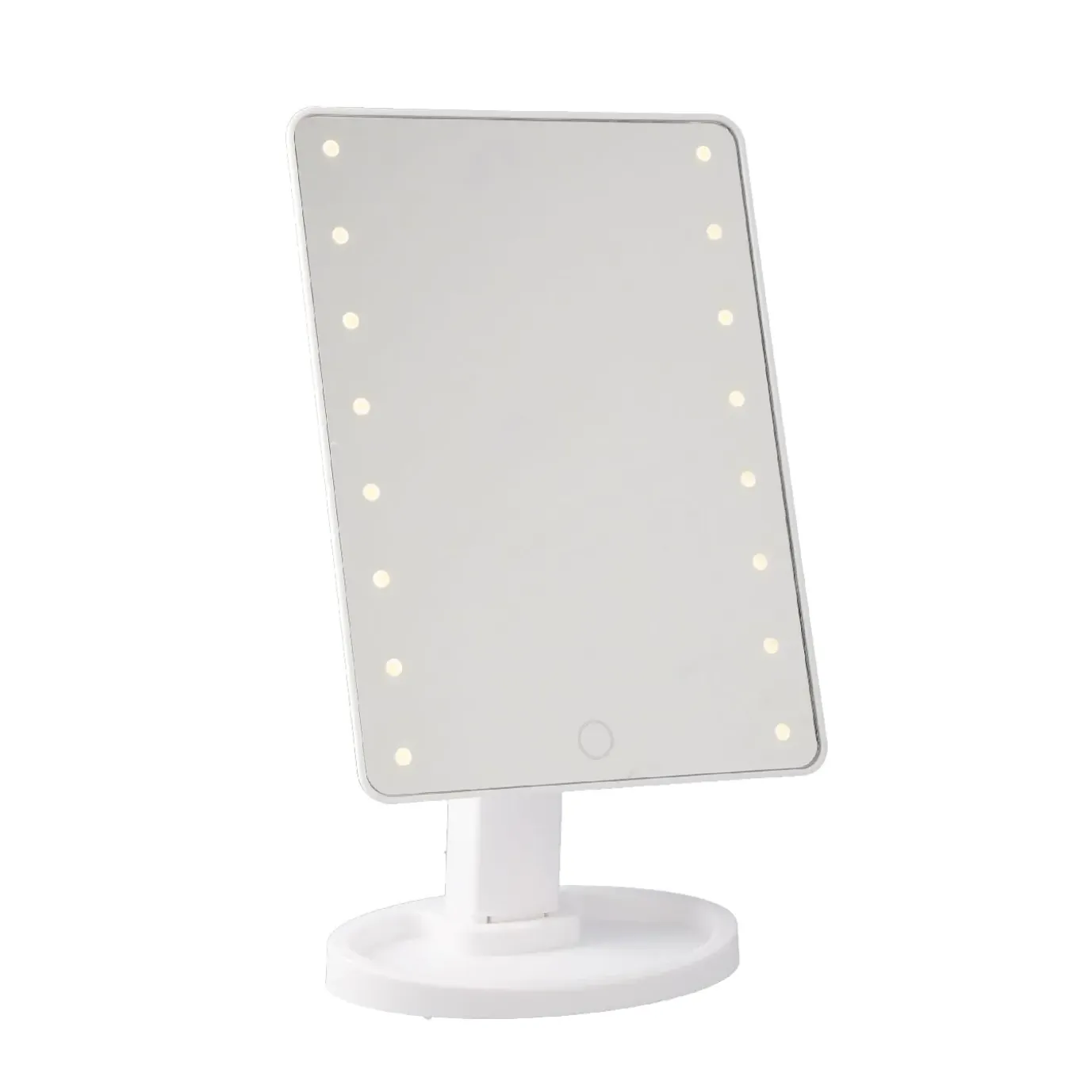 LED-Spiegel, Weiß, 31 Cm