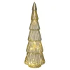 LED-Tanne Metallic, Transparent, 31 Cm