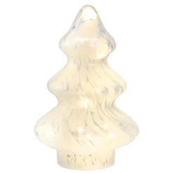 LED-Tanne Sprenkel, Weiß, 20 Cm