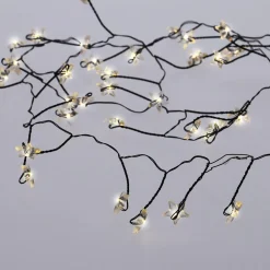 Lichterkette Stern/Cluster, Schwarz, 48 LED
