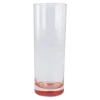 Longdrink-Glas Farbboden, Rot, 300 Ml