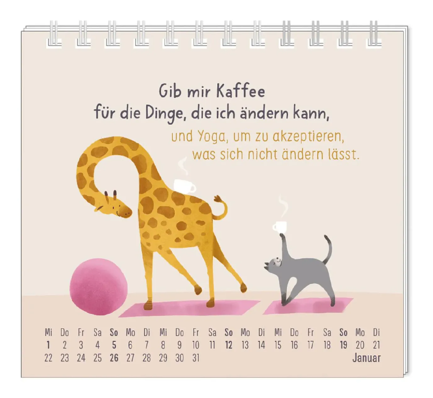 Mini-Tischkalender 2025, Einfach Mal Nichts Tun