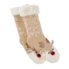 Norweger Socken Xmas, Rentier/beige, Größe 35-42