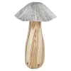 Pilz Holzoptik, Hellbraun, 17 Cm