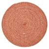 Platzset Olana, Rund/terracotta, 38 Cm