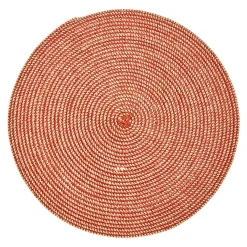 Platzset Olana, Rund/terracotta, 38 Cm