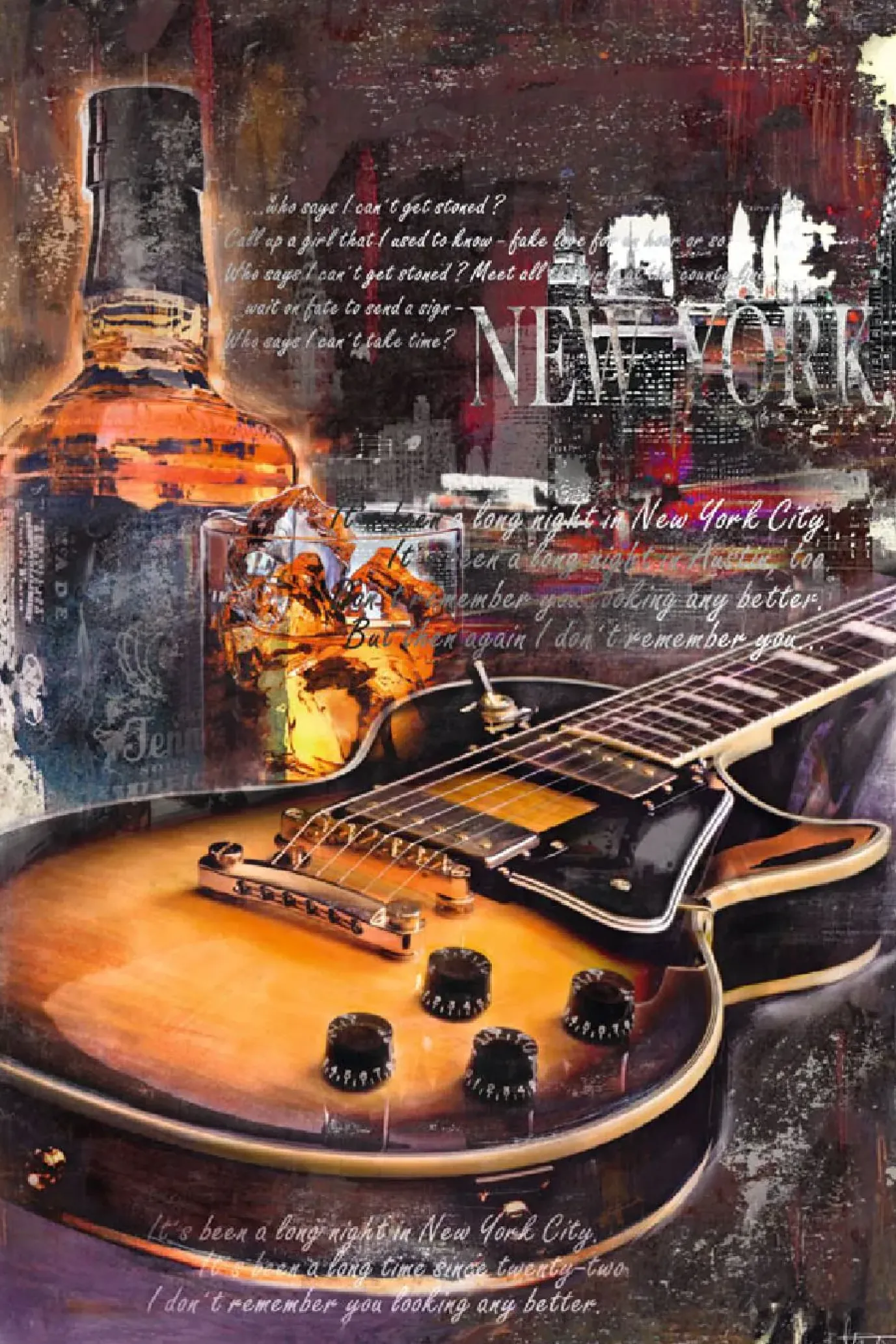Poster Guitar Blues Night One, Nr. 139