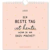 Postkarten Kalender, 2025, Der Beste Tag