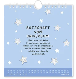 Postkarten Kalender, 2025, Der Beste Tag