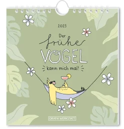 Postkarten Kalender, 2025, Der Frühe Vogel