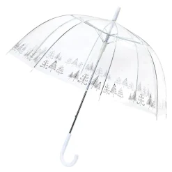 Regenschirm Transparent/Xmas, Baum, 82 Cm