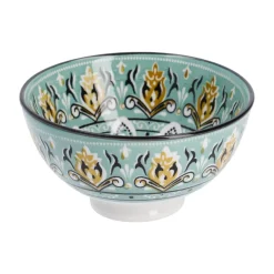 Schale China, Hoch, Grün/braun, 9.5 Cm