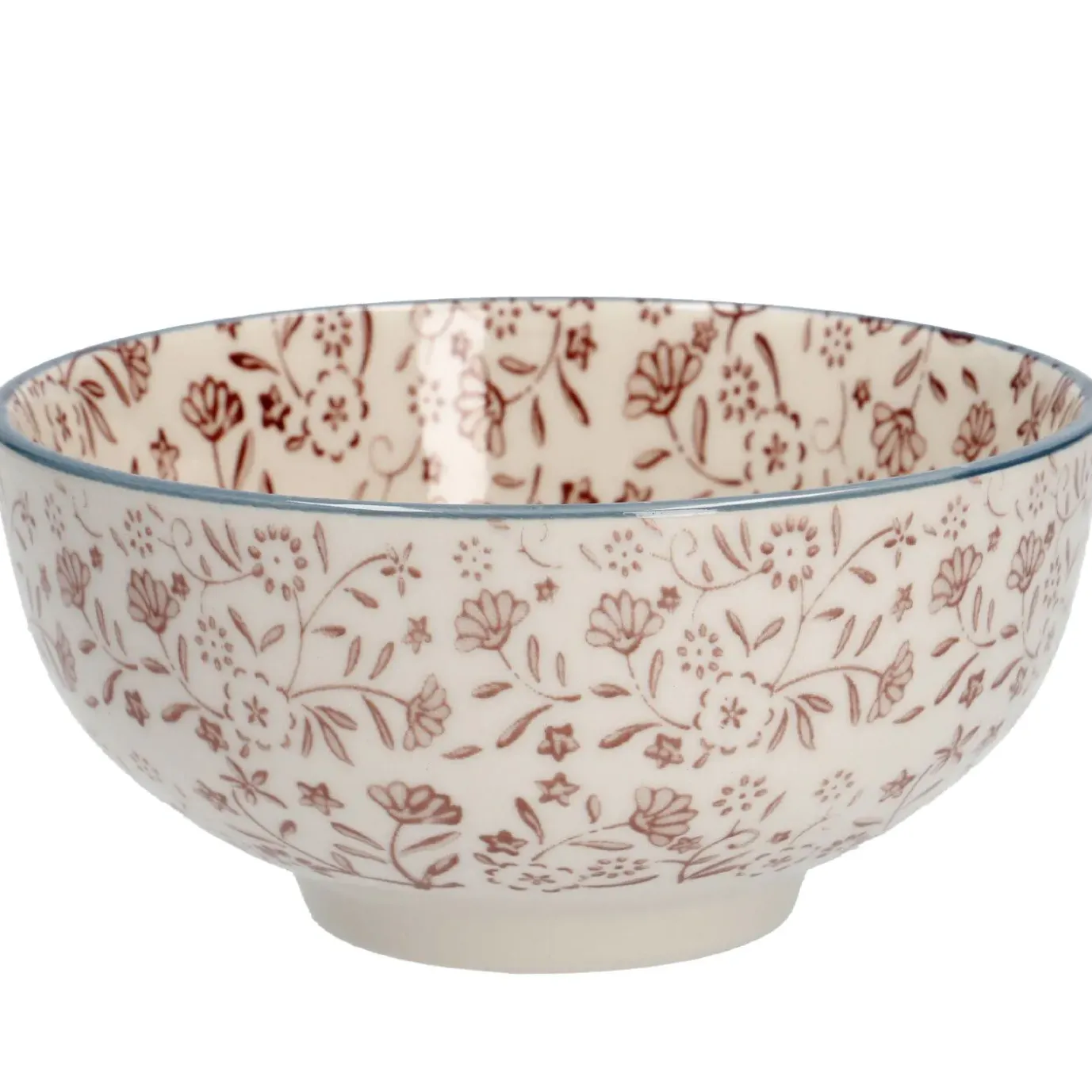 Schale China, 350 Ml, Rosa, Wiese, 12 Cm