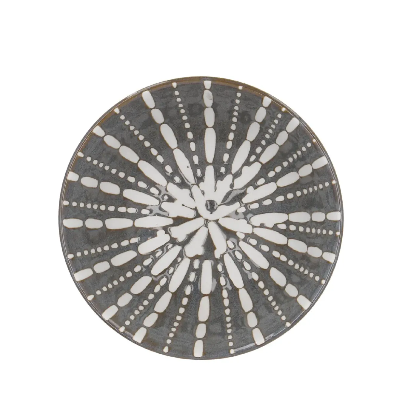 Schale China, Relief, Striche/Punkte, 12 Cm