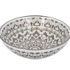 Schale China, Tief, Orient, Dunkelgrau/wss, 13 Cm