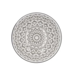 Schale China, Tief, Orient, Dunkelgrau/wss, 13 Cm