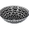 Schale China, Tief, Orient, Schw/wss, 13 Cm